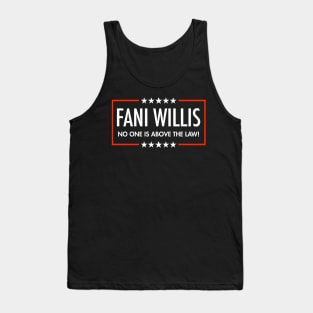 Fani Willis - No One is Above the Law (black) Tank Top